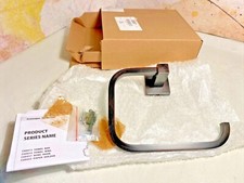 Signature Hardware Ultra Open Towel Ring in Dark Antique Bronze