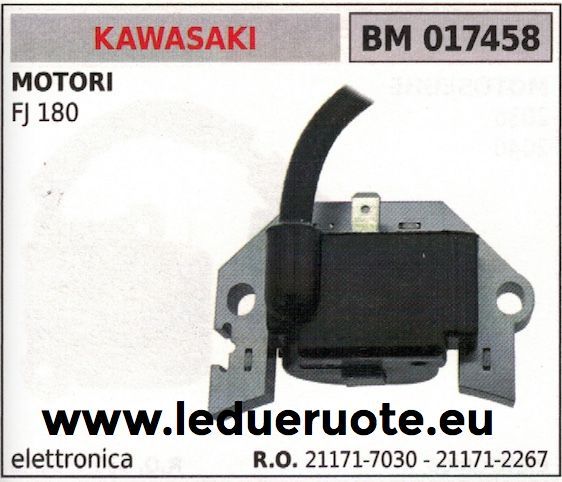 Bobina Accensione Kawasaki FJ180V 21171-7030 21171-12267 | Ricambio Top