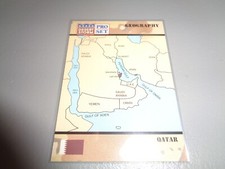 1991 Pro Set Desert Storm Geography Qatar Card #48