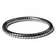 Unisex 8mm Magnetic Hematite Bead Bracelet Stretch Fit Stylish Wellness Jewelry