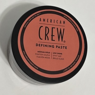 NEW American Crew Defining Paste 3oz Hair Gel MEDIUM Hold Low Shine.