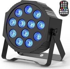 Rechargeable RGBW LED Stage Light DMX Sound Activated DJ Party Club Uplighting