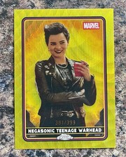 2025 Topps Chrome Deadpool - Negasonic Teenage Warhead Yellow Wave /399 #26