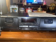 Pioneer CT-W770SR Stereo Doppio Cassette Deck PULITO con Manuale Utente Originale