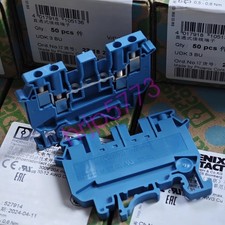 50PCS Phoenix Contact 2718277 straight through terminal block UDK 3 BU