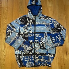 Versace Reversible Hibiscus Lightweight Jacket