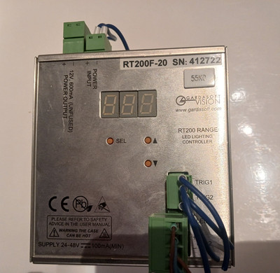 GARDASOFT RT200F-20 RANGE LED LIGHTING CONTROLLER RT200-20 - USED