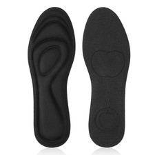 2 Pairs Memory Foam Insoles, Full-Foot Responsive Cushioning, Plantar Fasciit...