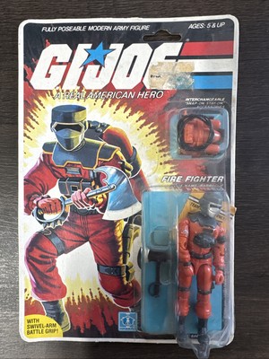 GI Joe Barbecue Fire Fighter Hasbro 1985 action figure