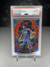 2022-23 Panini Select Premier Level Paolo Banchero #169 Red Wave (RC) PSA 10