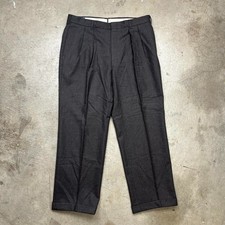 Vintage Brooks Brothers Makers Wool pleated trousers brown 36x30