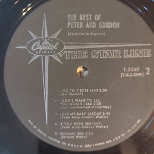 The Best of Peter and Gordon 1966 England Original LP Vinyl Album - Picture 3 of 6