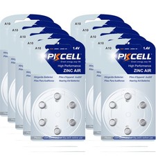 120x Size 10 Hearing Aid Batteries A10 PR70 ME10Z L10 1.4V ZA10 Zinc Air PKCELL