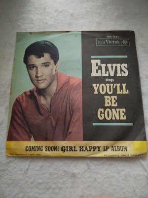 Elvis You LL Be Gone/Do The Clam 45 Giri Rock NEUWERTIG Cover sehr guter Zustand -