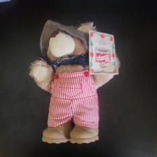 Wendys 1986 Vintage Furskins Bears Dudley Furskin