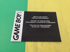 Game Boy Consumer Information And Precautions Booklet Fold Out