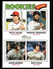 2026 Topps Heritage 392 Halpin Fernandez Marsee Cole RC Short Print SP