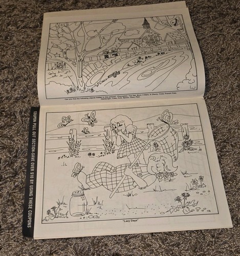 FRISCH’S BIG BOY Toledo Northwest Ohio restaurant 1981 coloring book W Coupons - Picture 5 of 14