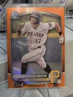 2025 Bowman Chrome Konnor Griffin #BCP-86 True Orange Refractor 12/25 Pirates