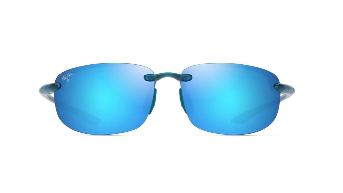 Maui Jim Ho'okipa Shiny Transparent Blue / Blue Hawaii Polarized