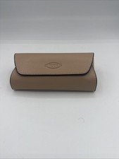New TOD'S Leather Sunglasses Case/ Clutch with Cloth