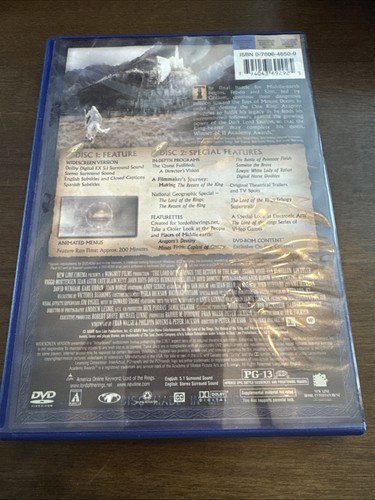 Lord Of The Rings 1-3 Trilogy : 6-Disc DVD Set (Widescreen) Lot - Picture 13 of 16