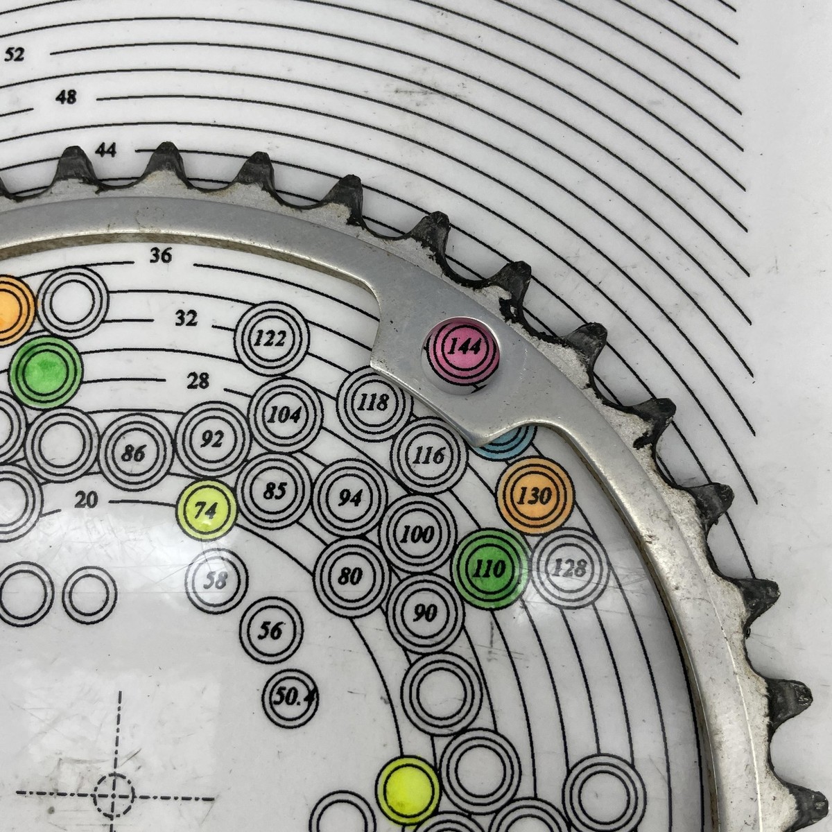 Vintage Sugino Aero Mighty 42T Chainring 144 BCD Japan Road Bike