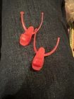 Vintage Mattel Barbie Doll Growing Up SKIPPER /Ginger ~ Hot PINK Sandals / SHOES