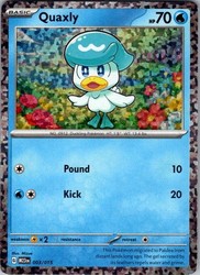 Quaxly 003/015 McDonald's Collection 2023 Holo Promo