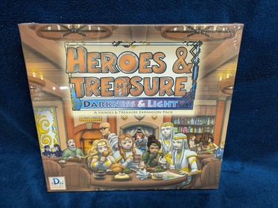 NEW Heroes and Treasures Board Game SEALED Darkness and Light Expansion Pack