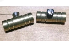 Brass Rifle Pistol ramrod lugs W Screws Muzzleloader Black powder Hawken Musket