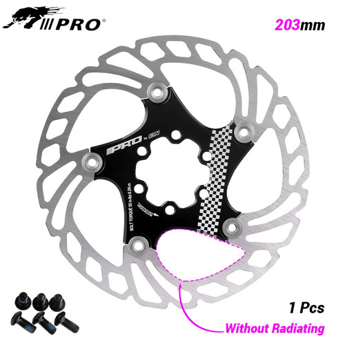 Disco de enfriamiento para bicicleta MTB DH disipación de calor cuesta abajo flotante bicicleta freno rotor - Imagen 8 de 38
