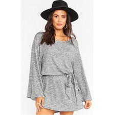 Show Me Your Mumu NWT WOMEN'S SIZE SMALL Monica Metallic Knit Sweater Dress