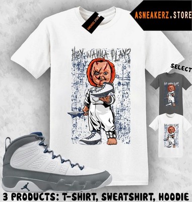 Tee Shirt Matching AJ 9 Flint Grey 2026 Match Sneaker Sneakerhead Chucky T-Shirt