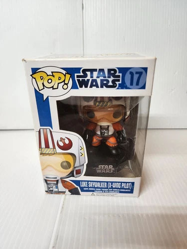 Funko Pop! Star Wars Luke Skywalker (X-Wing Pilot) #17 Small Font Vaulted 2015