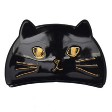 Shag Wear Women's Cat Claw Stay-In-Place Hair Clips Barettes Black Black Cat