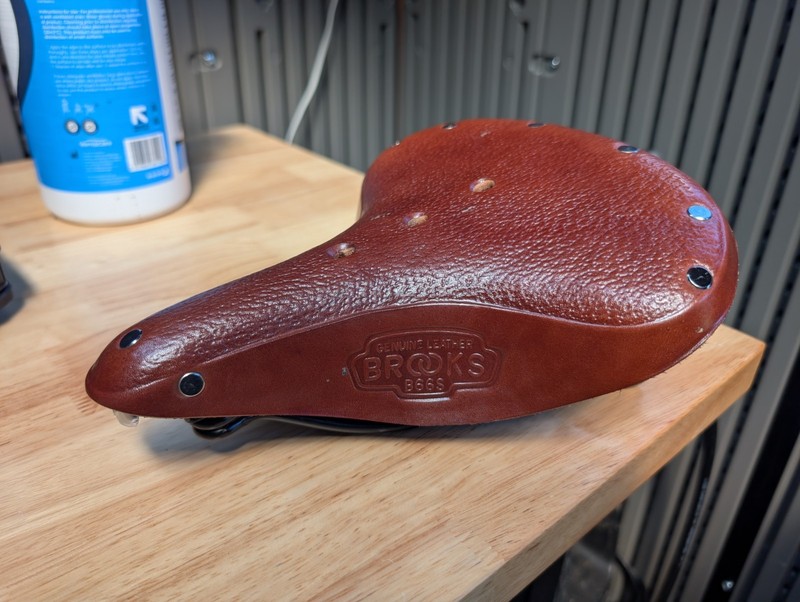 Brooks B66s Leather Saddle – Brown – Brooks England Vintage Spring Bike Seat