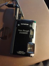 Olympus Stylus Tough 6020 Silver/Black Shock/Waterproof 14MP Digital Camera Used