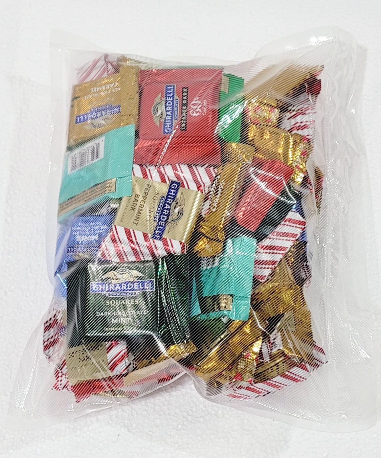 Ghirardelli Chocolates Squares/Hearts/Snowmen BULK Assortment 