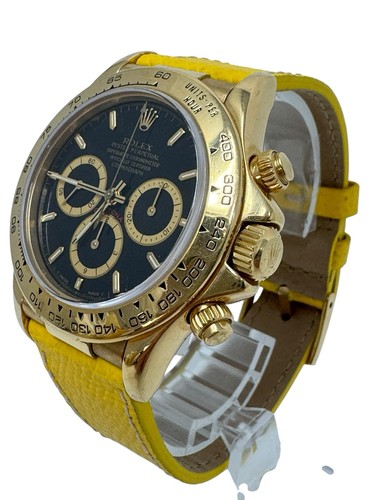 Rolex Daytona 16518 Zenith 4030 Black Dial From The 1990s - Wa...