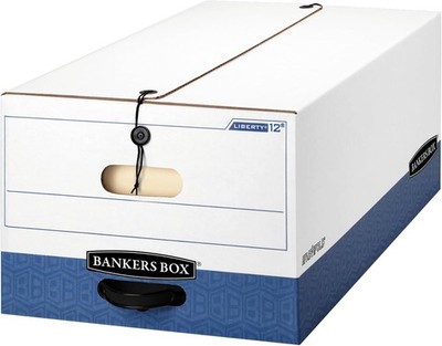 File Storage Box Bankers Box 12 Pack Heavy Duty String