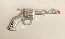 Vintage Hubley Smoky Cap Gun Toy Metal Western Cowboy Toy Pistol Die Cast Toy