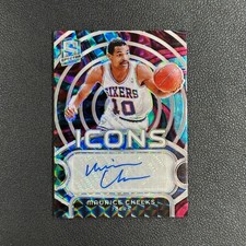 2023 Panini Spectra Maurice Cheeks Icons Auto 19/75 76ers#Z