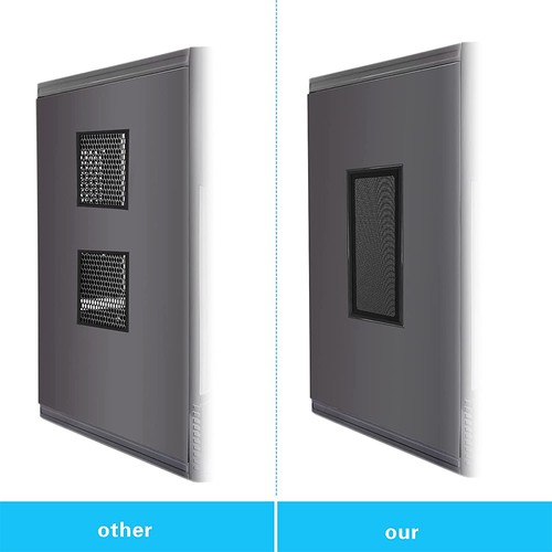 2X(120X240mm Dust for Computer Cooler Fan,Magnetic Frame Dust ,Dustproof5472 - Zdjęcie 3 z 8