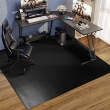 Office Chair Mat for Hard Floors, 48"x60" 48x60 (for hard floors), Black 
