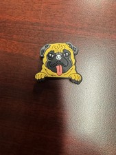 PUG DOG CROC shoe Charm