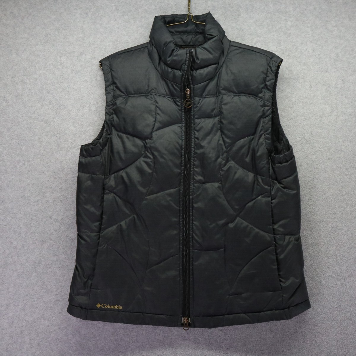 Columbia Vest Womens Medium Titanium Tech Interchange Down Puffer