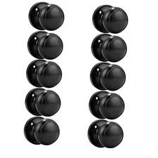  () Classic Closet Door Knobs Dummy Door Knob, Individual 10 Pack 609BK-Dummy