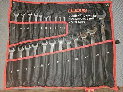 Brand New! OUDiSi  22 Piece Metric Wrench Set, Heavy Duty Chrome Vanadium, NICE!