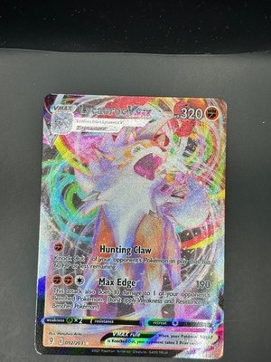 Lycanroc VMAX 092/203 Holo VMAX Rare Evolving Skies Pokemon Near Mint EN